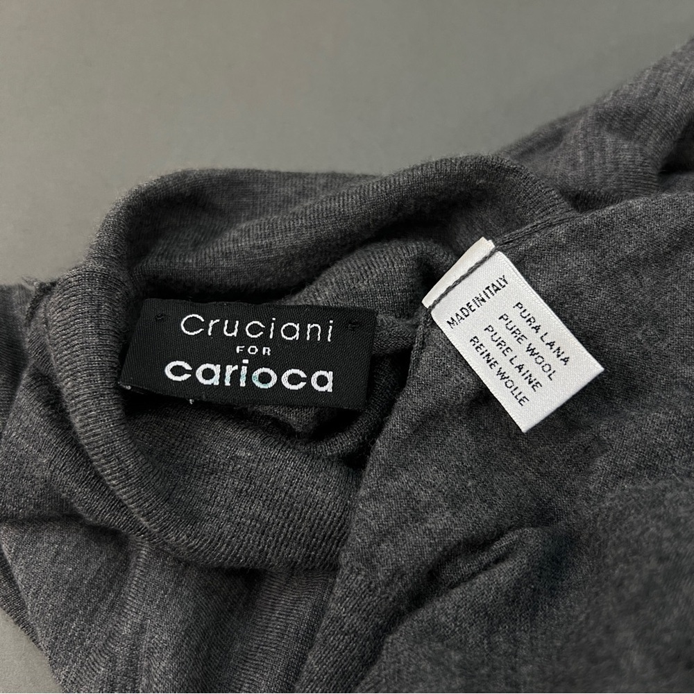 Cruciani for Carioca Extra Fine Wool Turtleneck Made in Italy - Picture 7 of 8